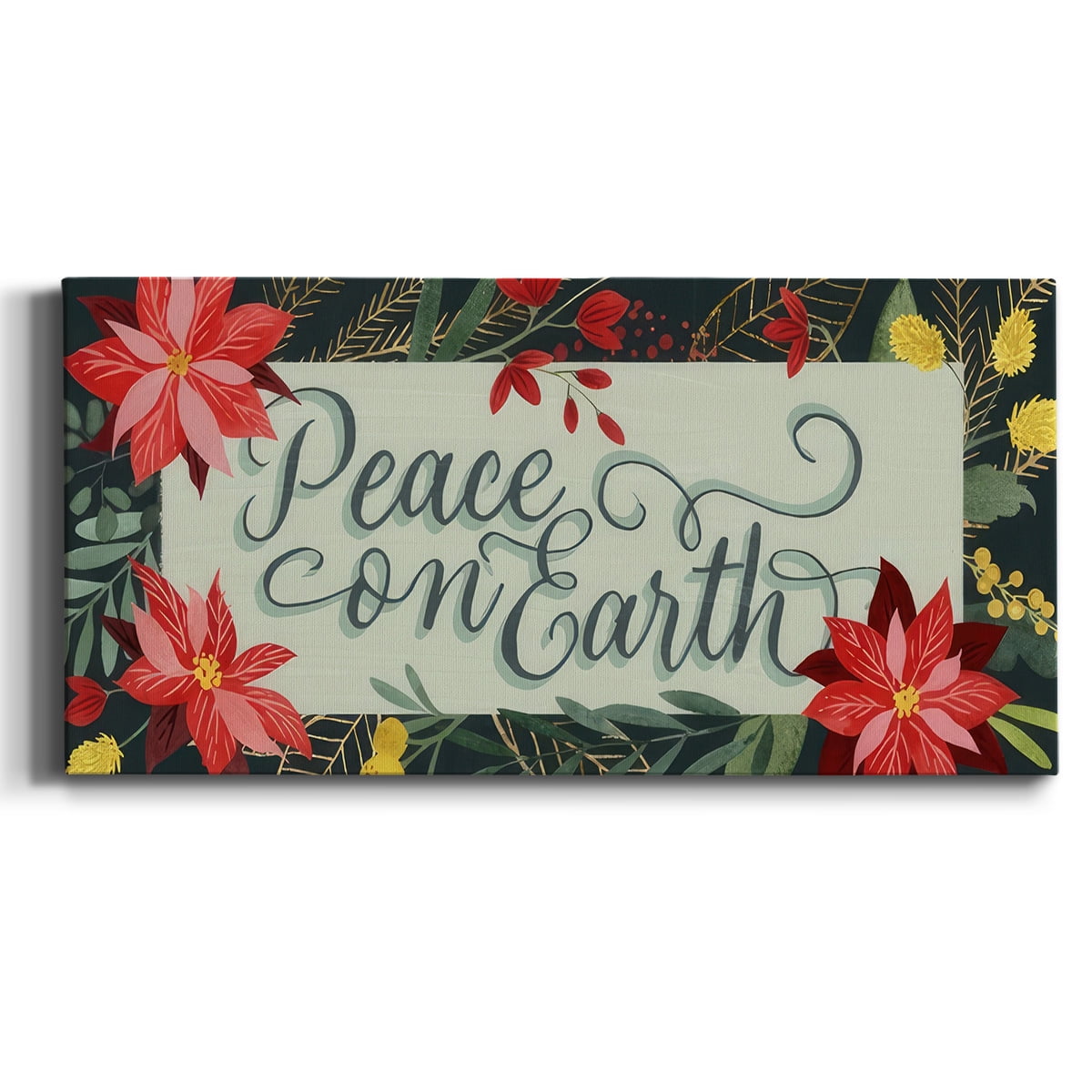 Bright Christmas Night Collection D- Gallery Wrapped Canvas