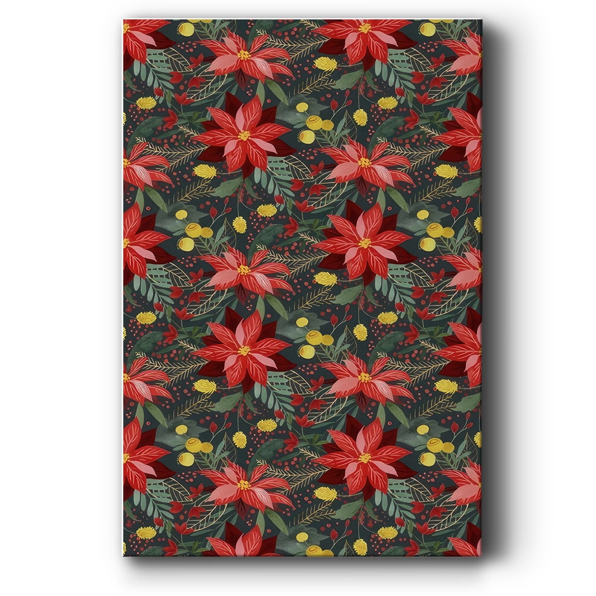Bright Christmas Night Collection E- Gallery Wrapped Canvas