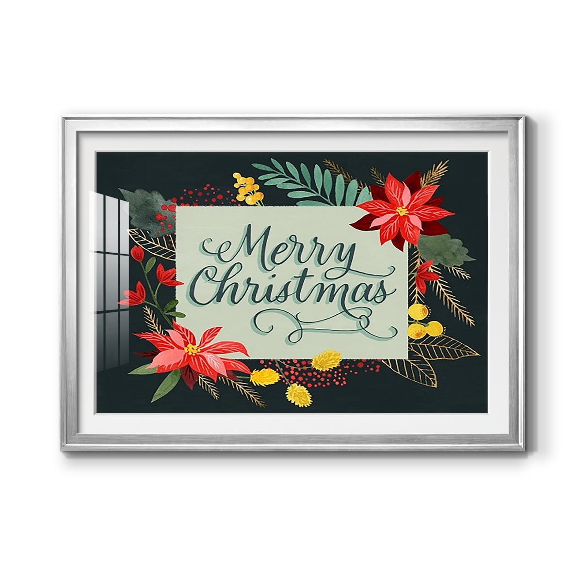 Bright Christmas Night I Premium Framed Print - Ready to Hang