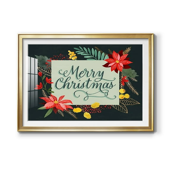 Bright Christmas Night I Premium Framed Print - Ready to Hang