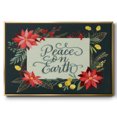 thumbnail image 1 of Bright Christmas Night II - Framed Gallery Wrapped Holiday Canvas - 25 x 37 - Gold Frame, 1 of 9