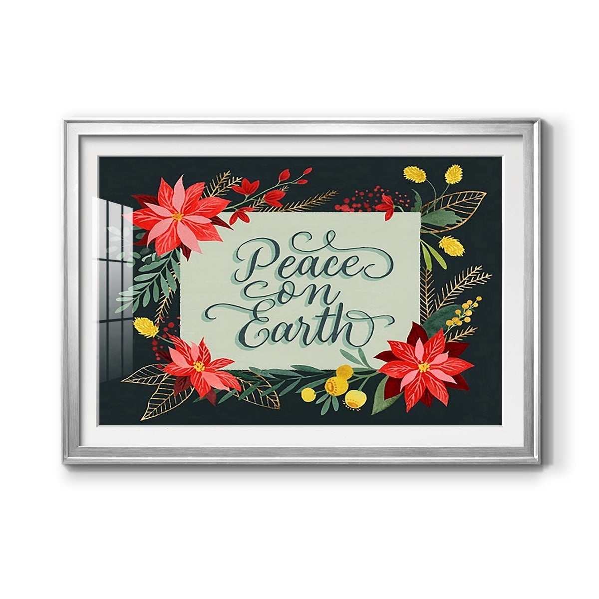 Bright Christmas Night II Premium Framed Print - Ready to Hang
