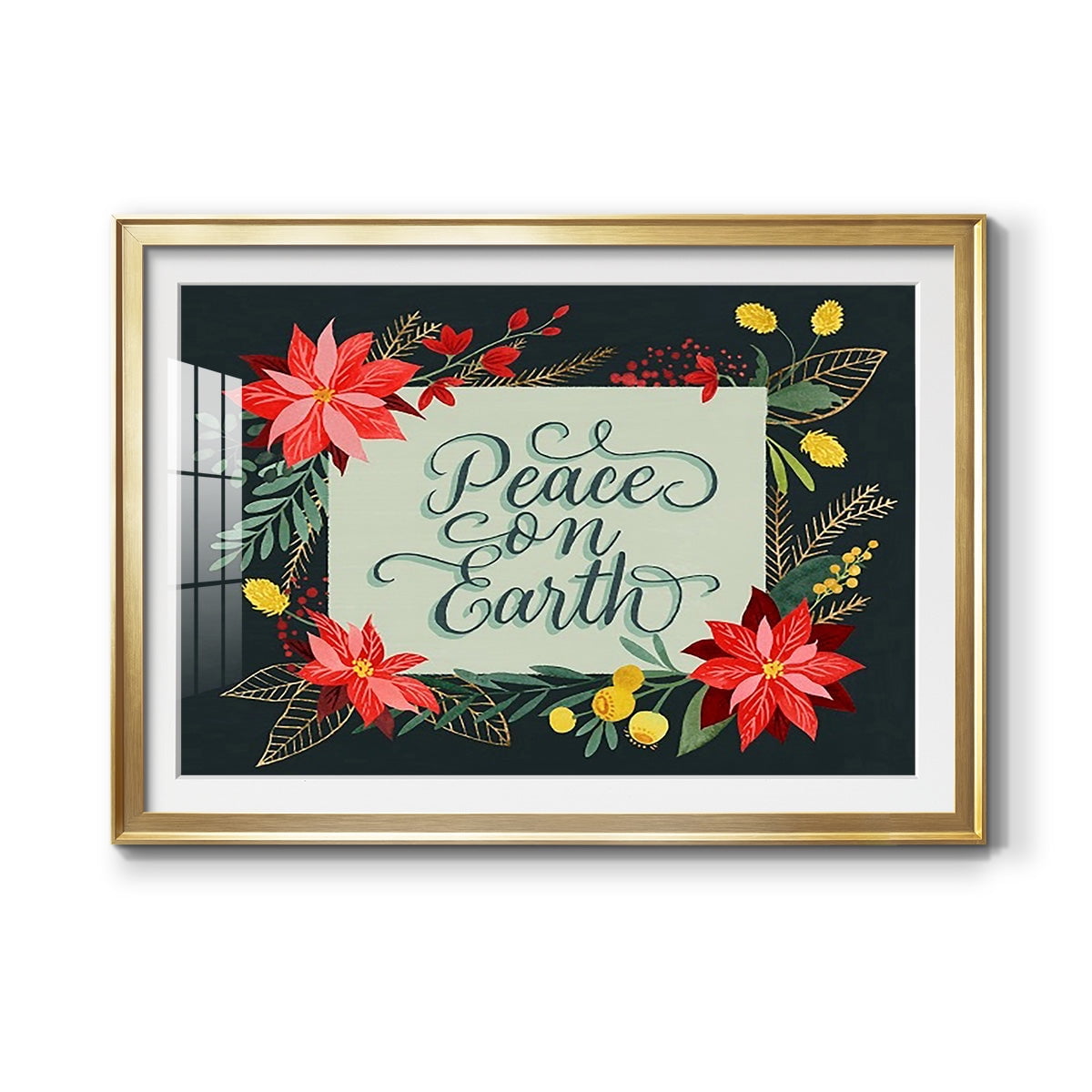 Bright Christmas Night II Premium Framed Print - Ready to Hang