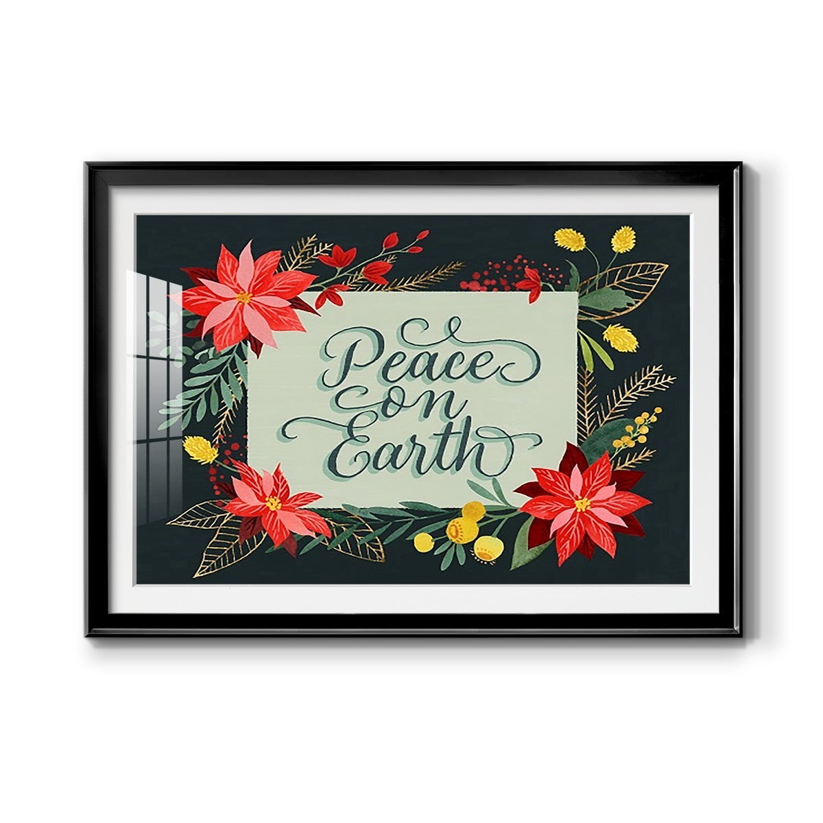 Bright Christmas Night II Premium Framed Print - Ready to Hang