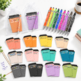 Bright Color 24 Sets Stationery Gift Set with Coffee Cup Sticky Notes ...