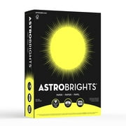Bright Color Paper, Neenah Astrobrights®, Letter Paper Size, 24 Lb, FSC Certified®, Lift-Off Lemon, Ream Of 500 Sheets