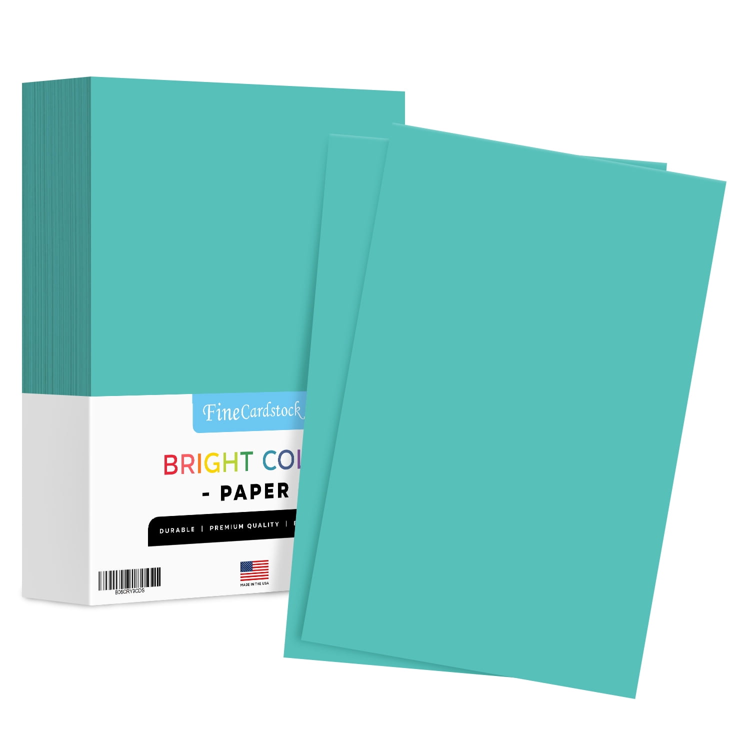 Bright Color Paper Regular 24lb - 1 Ream of 500 Papers Per Pack (11 x 17, Sea Blue)