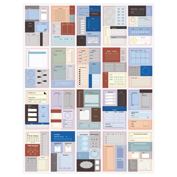 Bright Color Tearable Sticky Note Adhesive Lined Notepads Note Book Multipurpose Notes Pad for Writing Offices Supplies