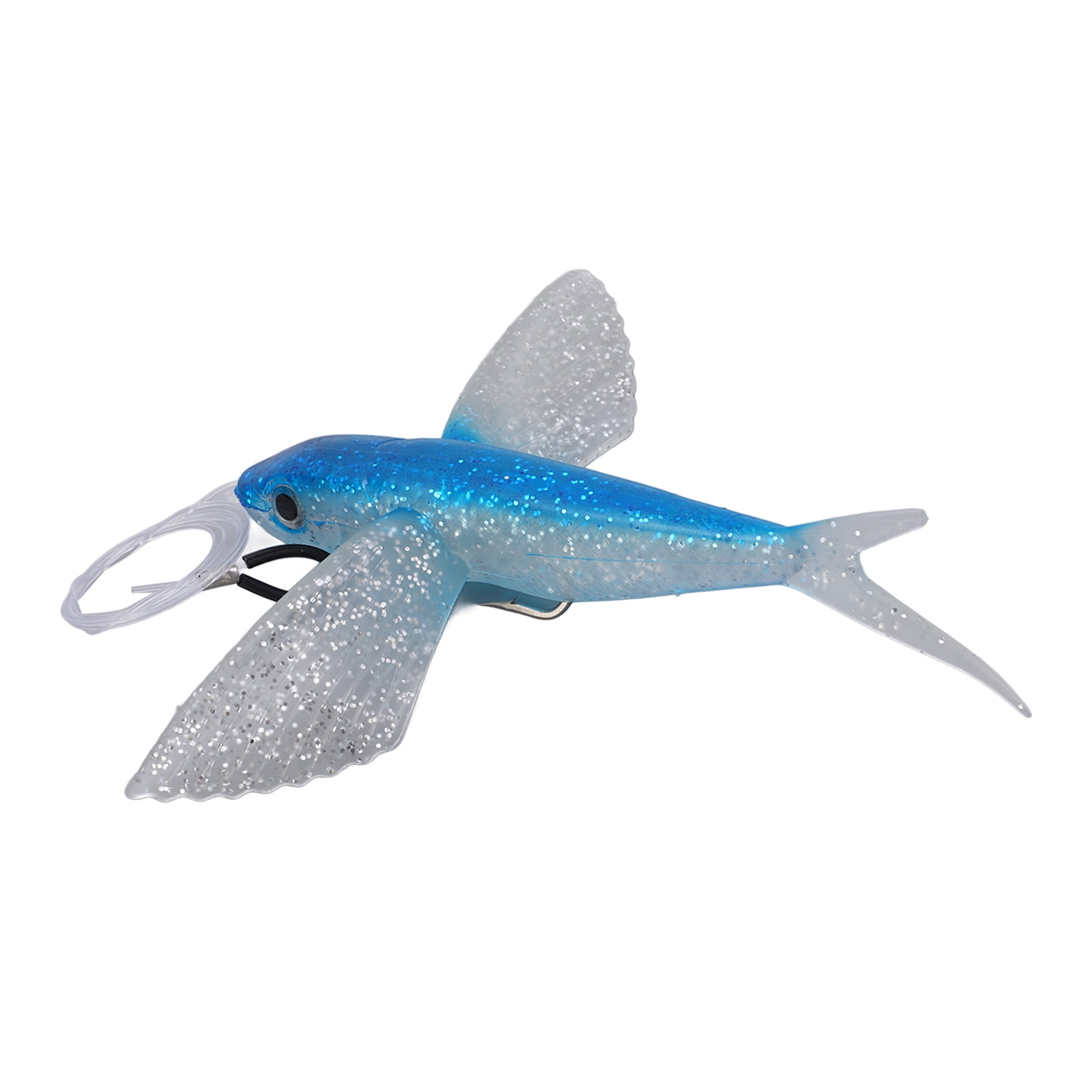 Bright Color Waterproof Simulation Flying Fish Tuna Lures with Hook for