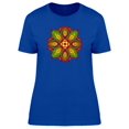 thumbnail image 1 of Bright Colored Flower Mandala Tee Women's -Image by Shutterstock, 1 of 2