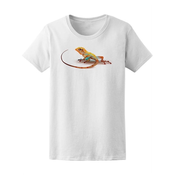 Bright Colored Lizard T-Shirt Women -Image by Shutterstock, Female x-Large