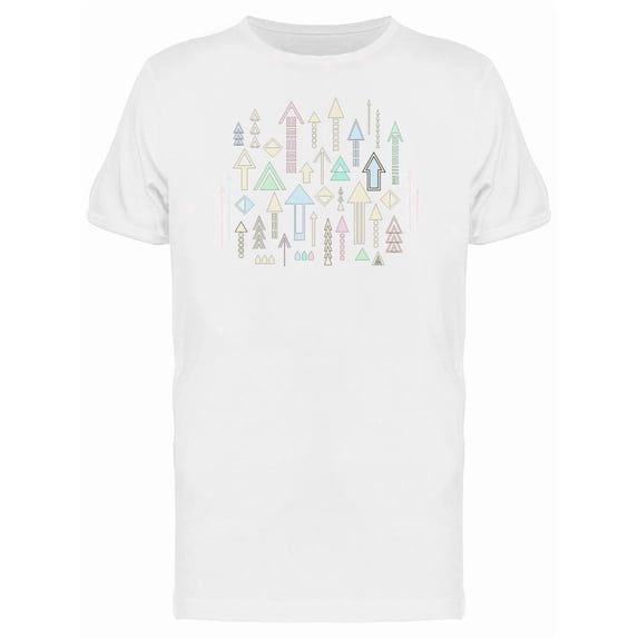 Bright Colorful Arrow Tee Men's -Image by Shutterstock