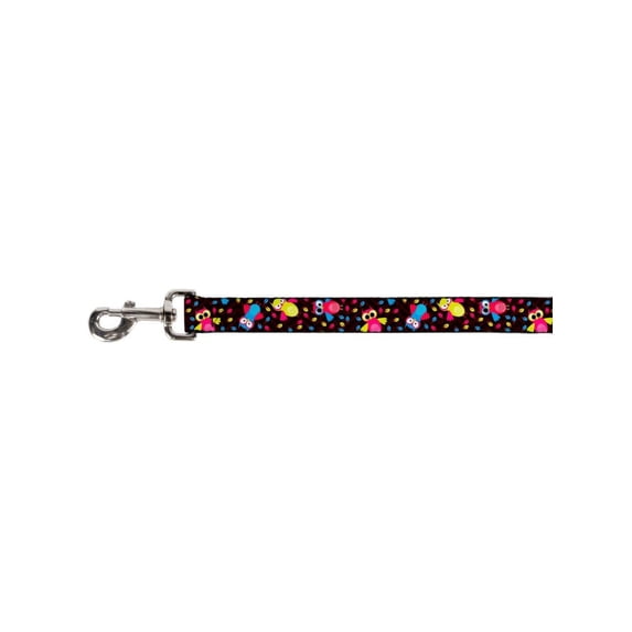 Bright Colorful Cute Owls with Feathers All Over Fun Animal Pet Dog Cat Leash
