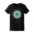 thumbnail image 1 of Bright Colorful Mandala Ornament T-Shirt Women -Image by Shutterstock, Female Small, 1 of 2