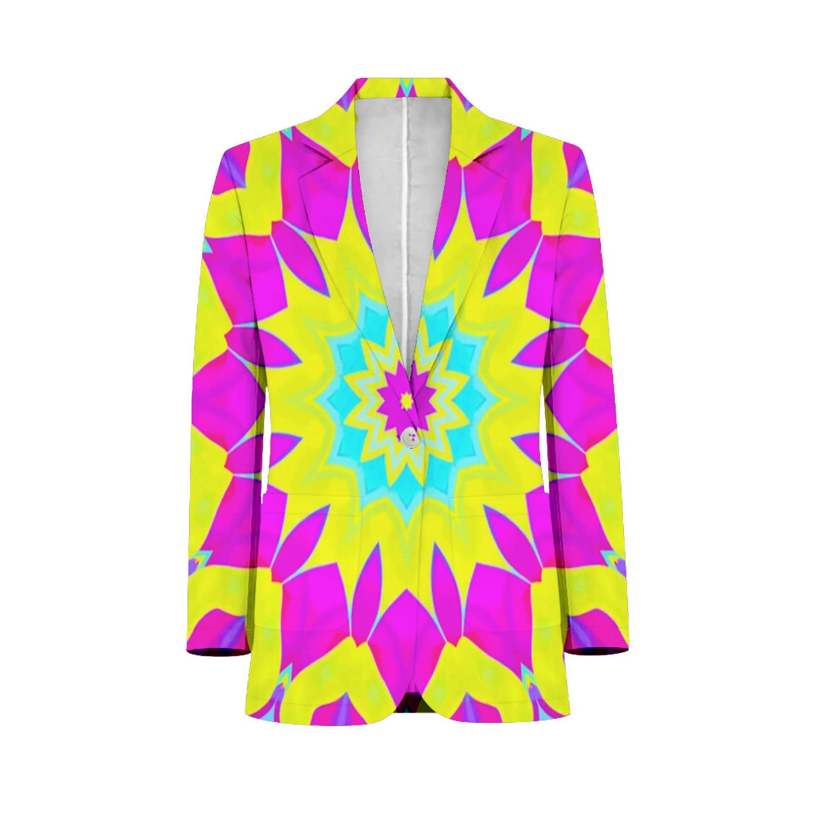Bright Colorful Mandala Pattern Customized Men's Suits full man Shawl ...