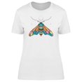 thumbnail image 1 of Bright Colorful Moth T-Shirt Women -Image by Shutterstock, Female Medium, 1 of 2