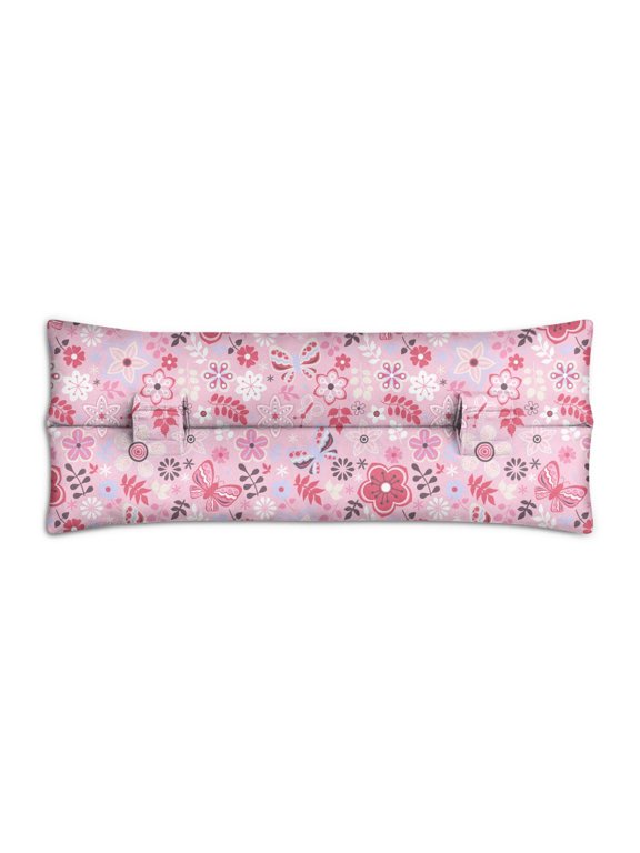 Bright Colorful Romantic Seat Belt Pillow - Vintage Floral Recovery Aid