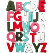 Bright Creations Iron On Alphabet Letter Patches A - Z 31 Count