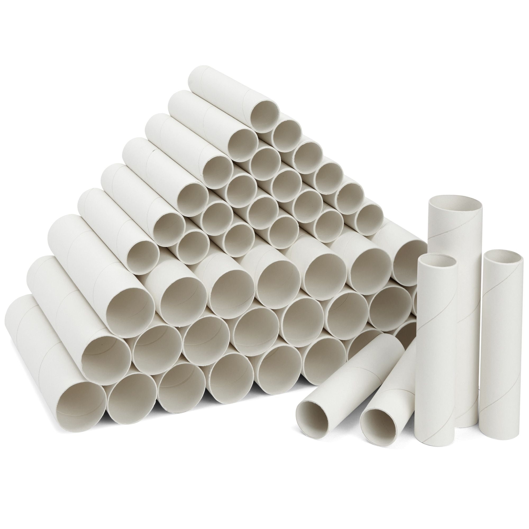 30 Pack Craft Rolls - 8 inch Round Cardboard Tubes - Cardboard Tubes for  Crafts - Craft Tubes - Paper Tube for Crafts - 1.57 x 8 Inches - Brown