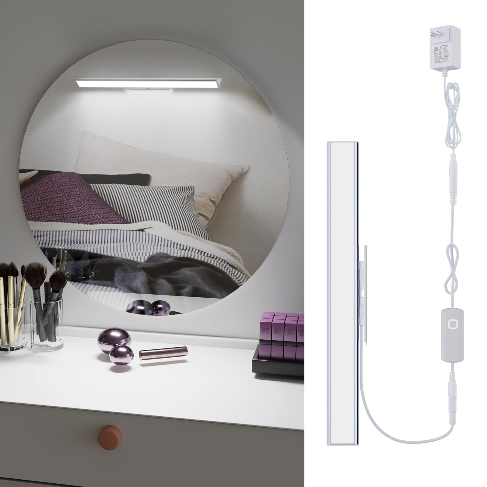 Bright Dimmable Led Vanity Bar For Mirror 2600k-6800k Adjustable Color ...