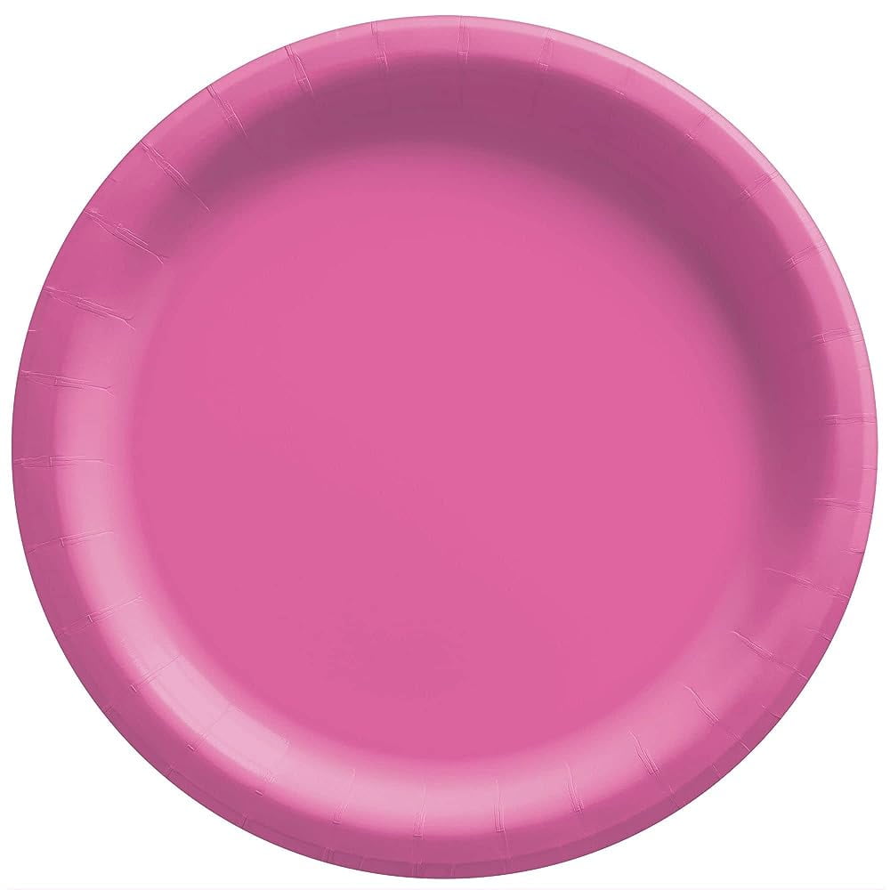 Bright Dinner Paper Plate Big Party Pack, 50 Ct., 8 1/2"