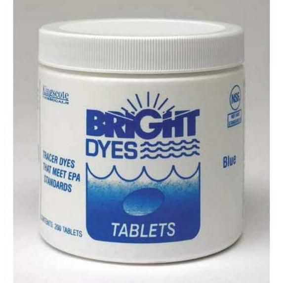 Bright Dyes Dye Tracer Tablet,Fl Blue,PK200 101105