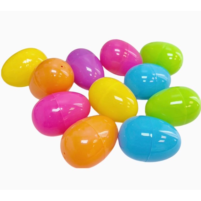 Bright Easter Egg Assortment 50 Pcs for Easter Egg Hunt & Surprises