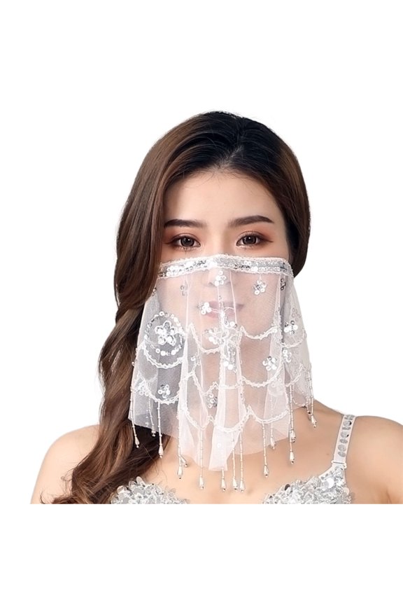 Bright Elastic Face Cover For Stage Presentations Themed Motion Parties Lightweight Quick Wear Design