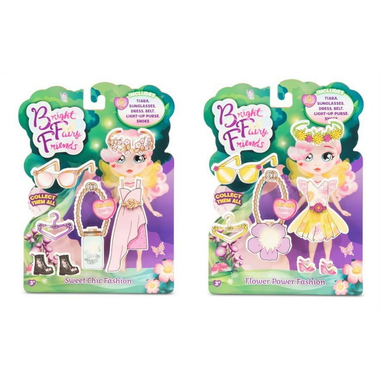 バタフライフェアリー　\"Best Friend“ BFF Bright Fairy Friends Dolls from Funrise - Styles May