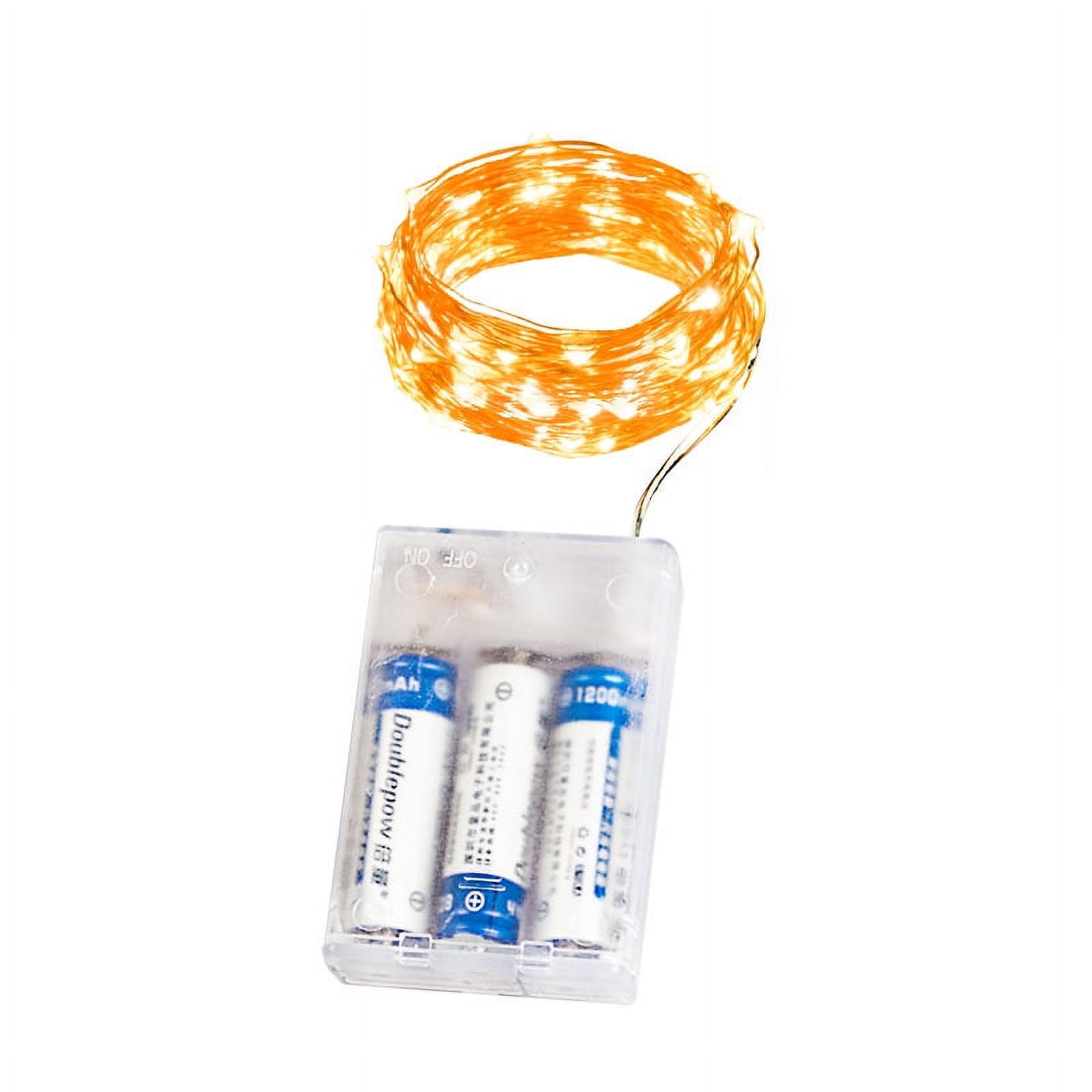 View of Bright Fairy Lights Battery Operated, 1 Pack String Lights for Bedroom ...