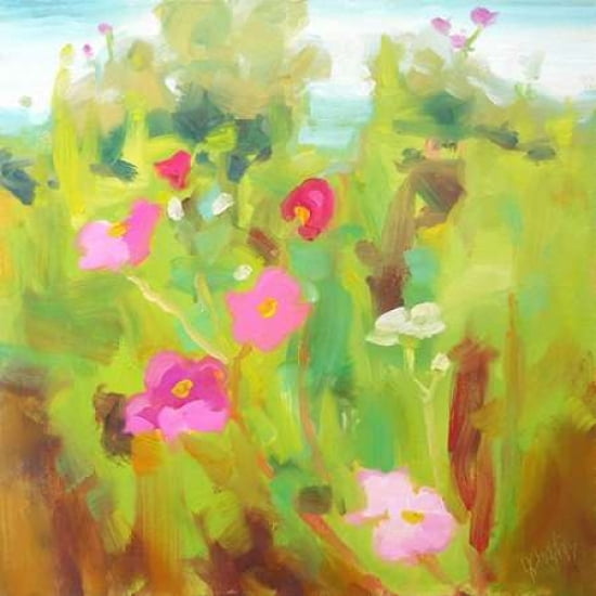 Bright Field 1 Canvas Art - Julia Sutliff (24 x 24)