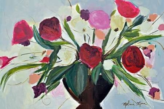 Bright Floral Canvas Art - Melissa Lyons (12 x 18)