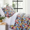 thumbnail image 1 of Bright Florals Oversized Premium Collection Duvet Cover Set, 1 of 8