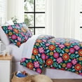 thumbnail image 1 of Bright Florals Oversized Premium Collection Duvet Cover Set, 1 of 2