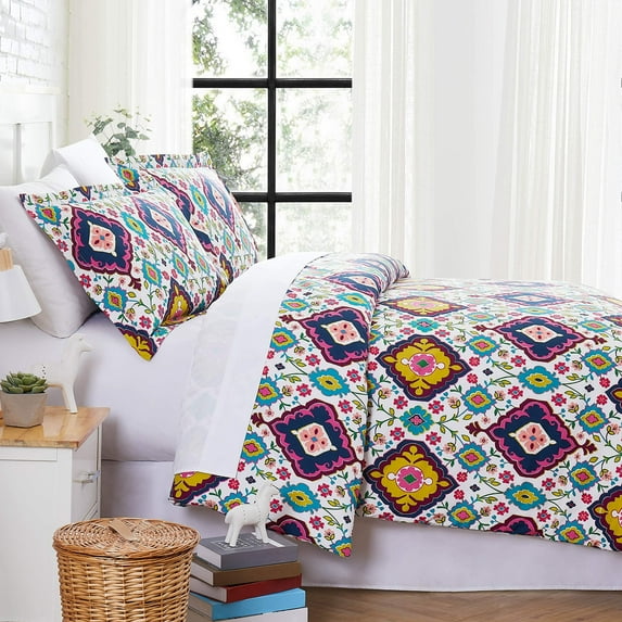 Bright Florals Oversized Premium Collection Duvet Cover Set