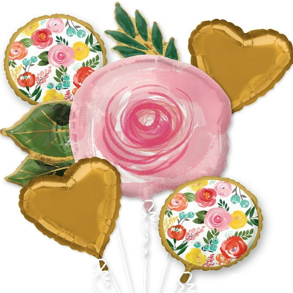 Bright Flower Balloon Bouquet