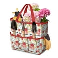 thumbnail image 1 of Bright Flowers Garden Tools Bag, Water-proof Oxford Garden Tote Home Organizer Gardening Tool Bag Kit Holder with 8 Pockets for Indoor and Outdoor Gardening(Tools Not Included), 1 of 6