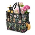 thumbnail image 1 of Bright Flowers Garden Tools Bag, Water-proof Oxford Garden Tote Home Organizer Gardening Tool Bag Kit Holder with 8 Pockets for Indoor and Outdoor Gardening(Tools Not Included), 1 of 6