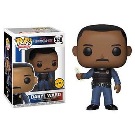 Bright Funko POP! TV Daryl Ward Vinyl Figure (Holding Wand, Chase Version)