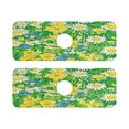 thumbnail image 1 of Bright Garden Flowers Quick Dry Silicone Algae Faucet Pad 14.7x5.4in 2 Pack Absorbent Mat for Kitchen Sink, Bathroom Countertop, 1 of 10