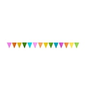 Multicolor Glitter Flag Banner, 9, by Way To Celebrate