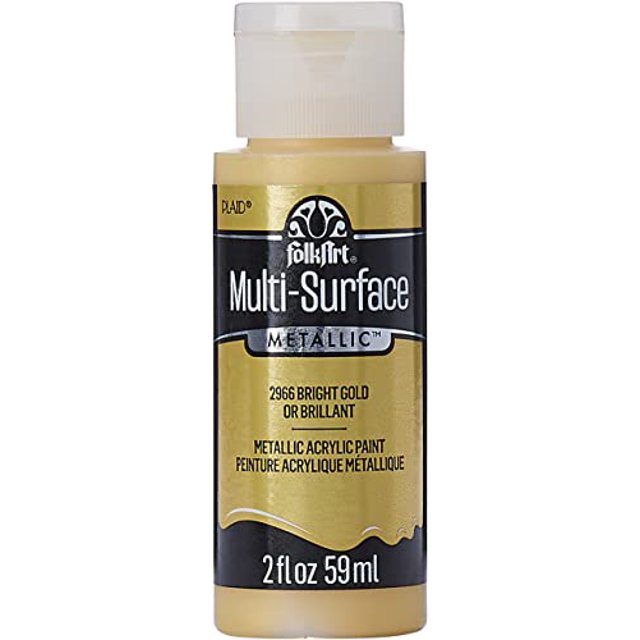 Bright Gold multisurface metallic paint 2 oz