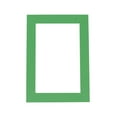 thumbnail image 1 of Bright Green Acid Free 8x10 Picture Frame Mats with White Core Bevel Cut for 5x7 Pictures - Fits, 1 of 4
