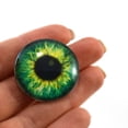 thumbnail image 1 of Bright Green Clockface Steampunk Glass Eyes, 1 of 7