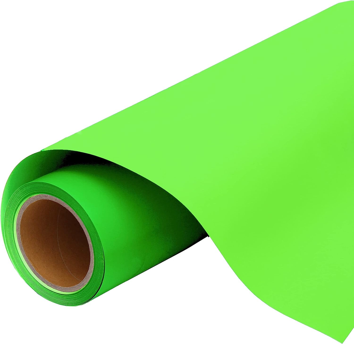 Bright Green Heat Transfer Vinyl Film HTV | Solid Color | Cut Roll 20 ...