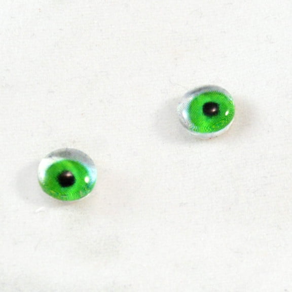 Bright Green Human Glass Eyes