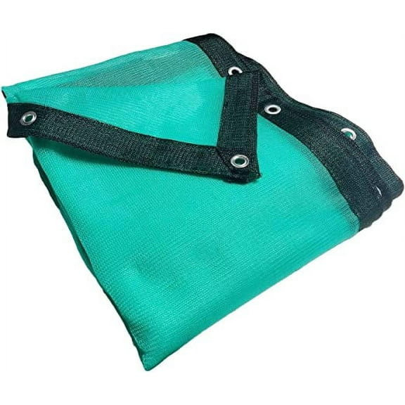 Bright Green Shade Net Shade Tarp Construction Fence Dust and Wind Tarp Canopy Shade Panel Koi Pond Screen (Multi-purpose Tarps) (8'x14')