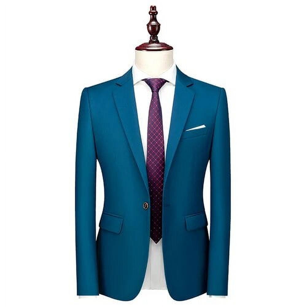 Bright Green Suit Jacket Mens Stylish Slim Blazer Wedding Party Dress Coat Suitable For All 8995