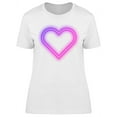 thumbnail image 1 of Bright Heart Neon Sign T-Shirt Women -Image by Shutterstock, Female x-Large, 1 of 2