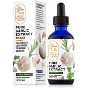 Bright Horizon Health Pure Garlic Extract with Allicin, Raw Organic Garlic in Liquid Form (1 FL OZ)